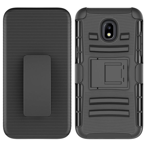 

Ca e for am ung galaxy j7 2018 j3 2018 j7 tar j4 2018 kick tand belt clip hol ter heavy duty full body hockproof protective cover