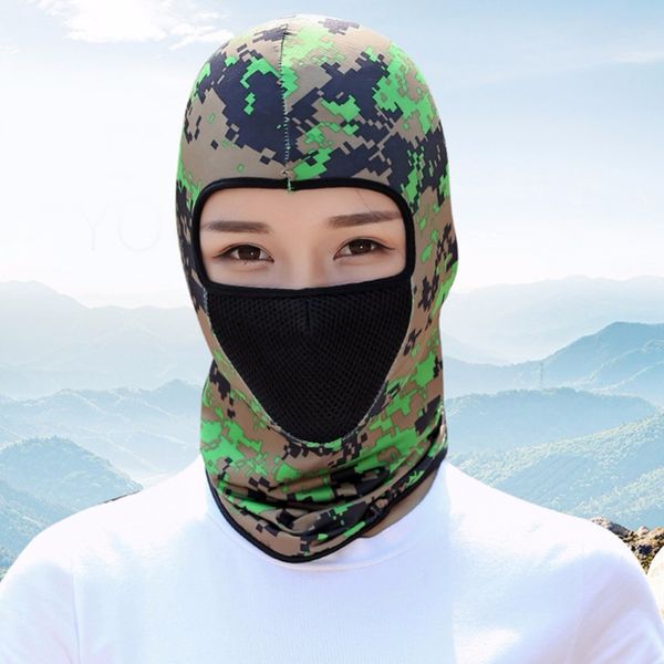 

cycling balaclava full face mask summer sportsweaar scalf ski thin breathable neck ultra protecting windproof face mask, Black