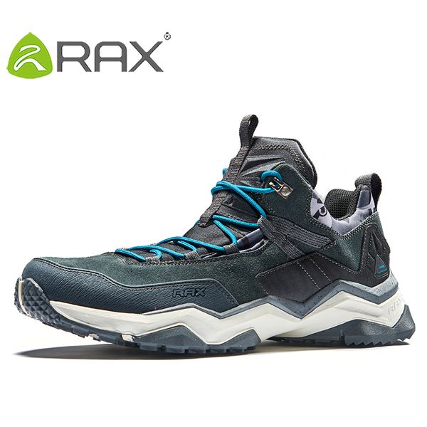 

rax hiking shoes men waterproof trekking shoes lightweight breathable outdoor sports sneakers for men climbing leather