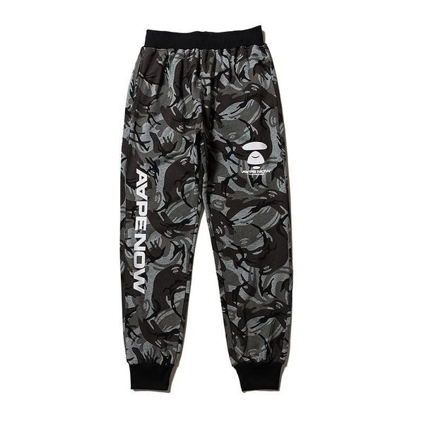 

new aape designer pants mens designer casual pants aape trousers fashion mens skateboard beam s, Black