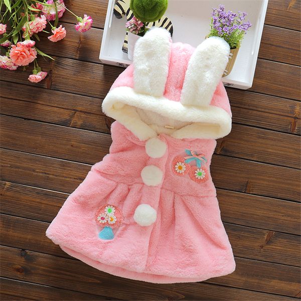 

bibicola baby girls winter outerwear coat cartoon thick princess girls vest hooded velvet kids jacket baby girl warm waistcoat, Blue;gray