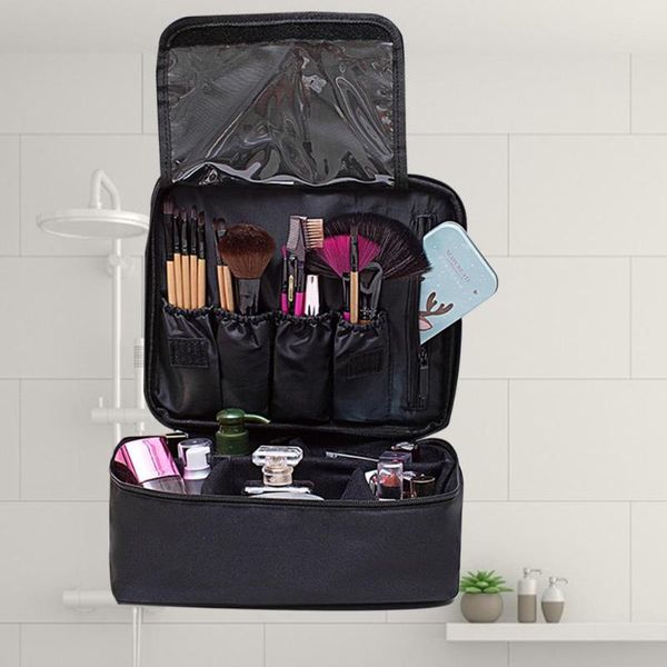 

fashion waterproof cosmetic bag portable excellent quality invariant non-fading travel organise wash makeup hanging storage kit