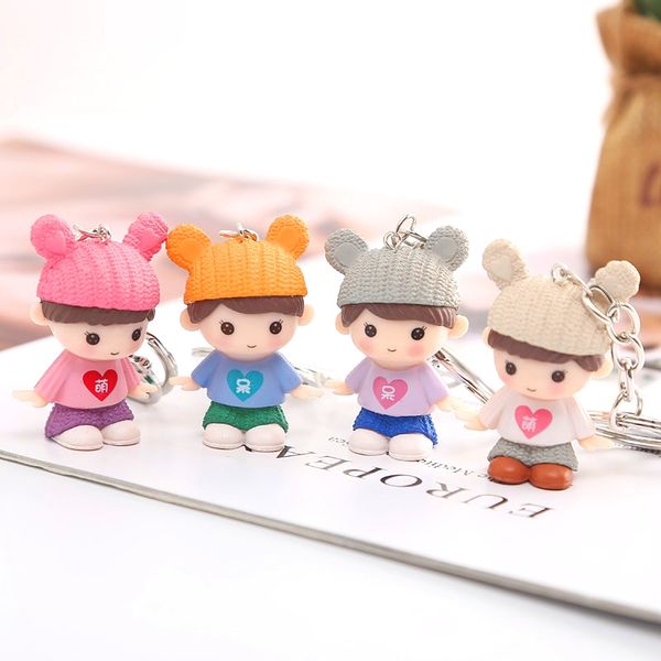

by fedex 100pcs/lot novelty plastic little kid key chains cute baby keychains baby keyrings kids gifts, Silver