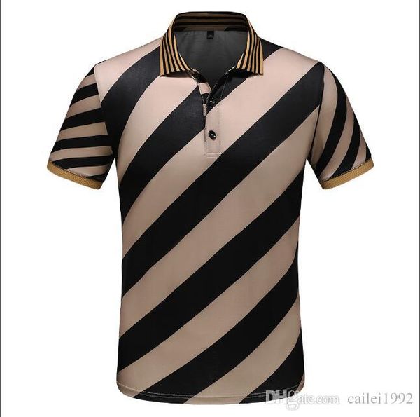 

роскошная италия дизайнерская рубашка поло в полоску футболки роскошные змеиные поло пчелы цветочная вышивка мужская высокая уличная мода ло, White;black