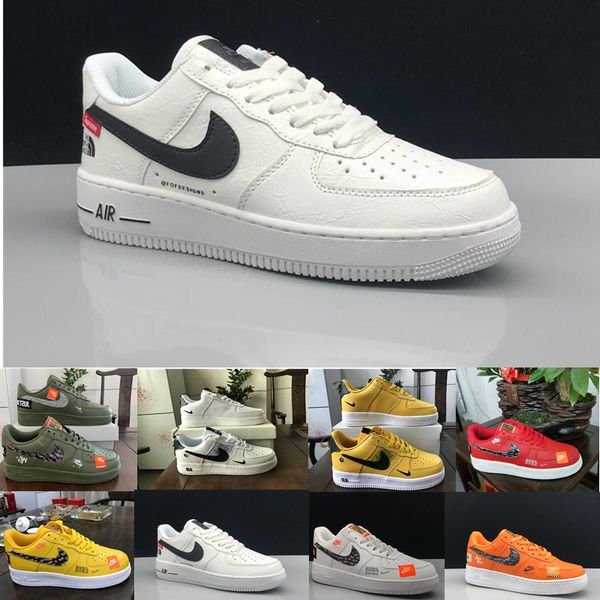 

sale 2019 new design forces men low skateboard shoes one 1 knit euro air high women all white black red casual shoes p-5869