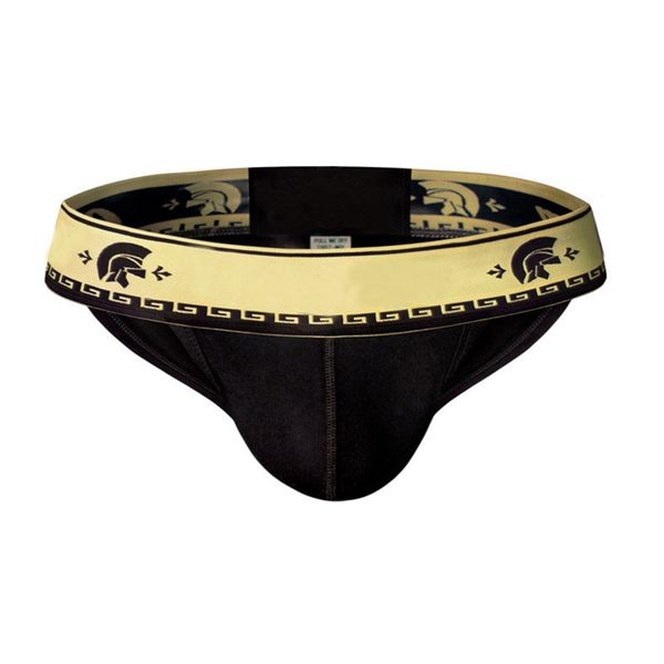 

2019 men gay underwear jockstrap mens briefs cotton underpants cueca briefs rated men jock strap u convex pouch man, Black;white