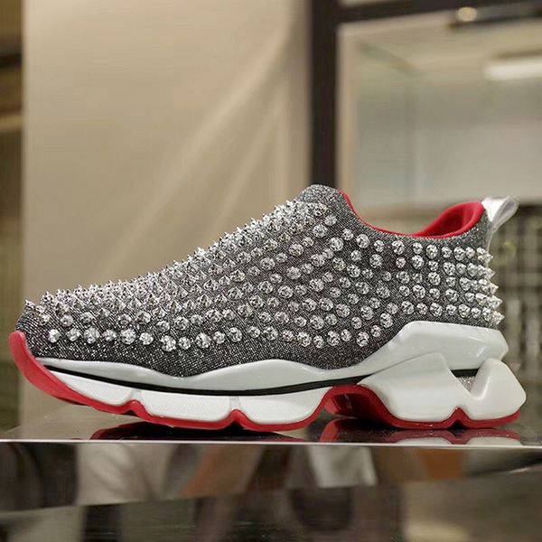 

2019 european station rivet men and women shoeschanel leather low cut flat bottom generous simple sport shoes lazy shoes tide, Black