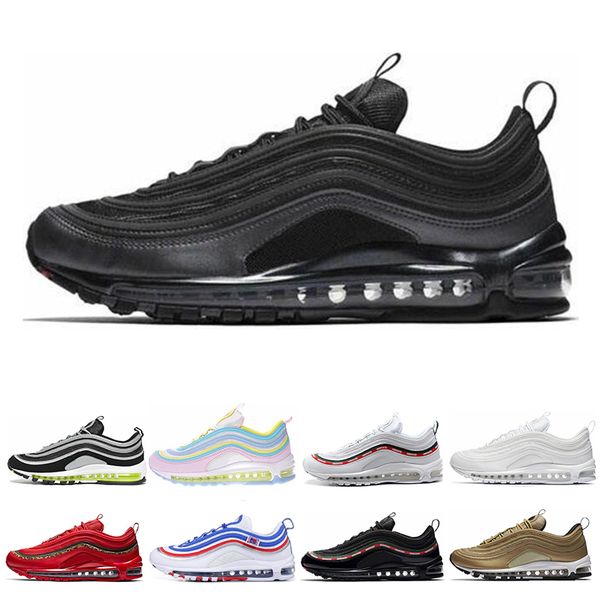 

new mens womens running shoes triple white balck reflective bred metallic gold sliver bullet deisgner women sports sneakers size 36-45