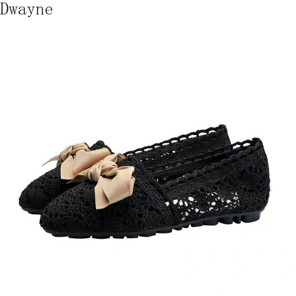 

мягкая донная дышащая обувь женская 2020 нового лук плоского гороха обуви, Black