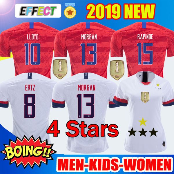 

World cup 2019 america home away u a occer jer ey girl women 4 tar krieger lloyd rapinoe morgan jer ey u a men football hirt kid