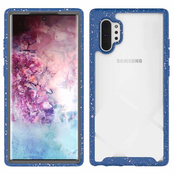 

Анти Knock 2в1 Hybrid Clear Hard Вернуться чехол для Samsung Galaxy Note 10 Plus S10 Plus S10e S9 A20E Moto G7 Мощность