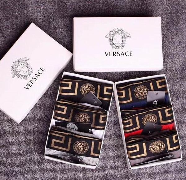 

6 цветов Medusa печати Мужские Thin сексуальное нижнее белье Мужчины высокого качества Боксеры Чистый хлопок дышащий Трусы мужские повседневные Трусы M-2XL