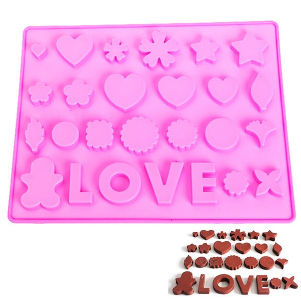 

любовная силиконовая форма для шоколада