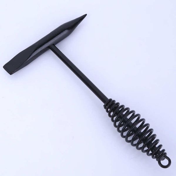 

1pcs spring handle welding hammer electric welder rust removr welding slag hammer clearning tool