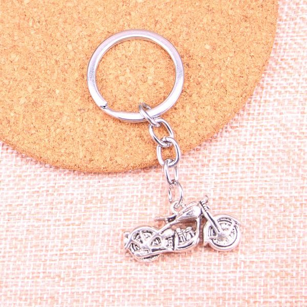 New Keychain 34*16mm Motorcycle Motorcross Pingentes de DIY homens carros -chave do anel da corrente de chave