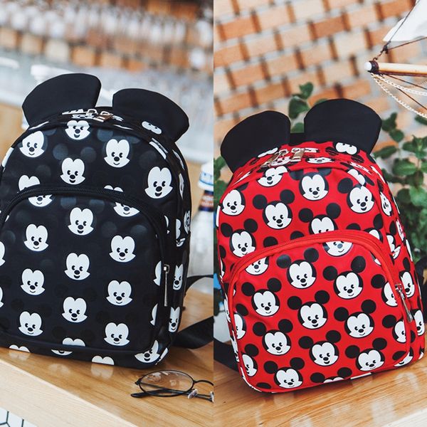 

2020 bag backpack children's nylon cartoonmouse backpack primary school kindergarten small schoolbag for men and women