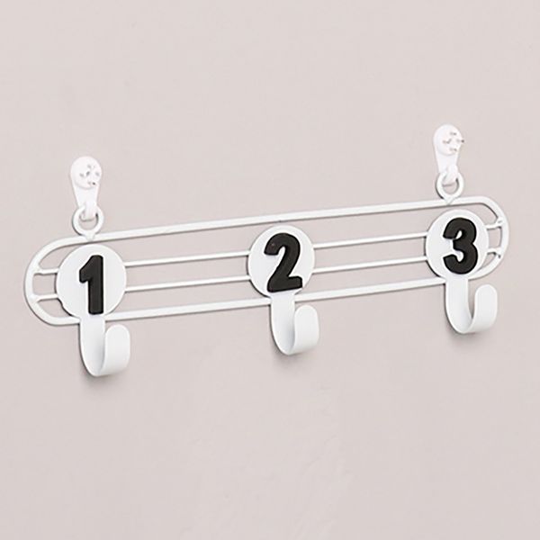 

waterproof clothes keys organizer bathroom kitchen storage rack home decor multifunction numbers wall hooks cabinet iron art