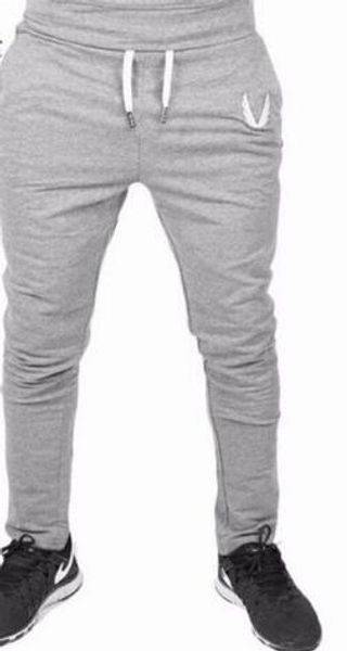 

2017 jogger pants men fitness bodybuilding gyms pants for runners brand clothing autumn sweat trousers britches, Black