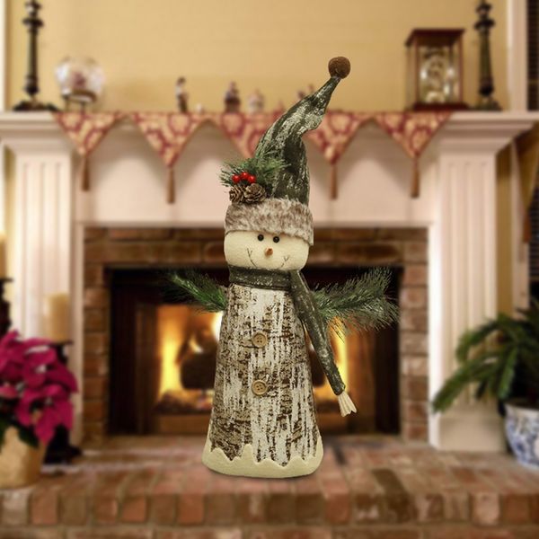 

1pcs christmas ornament cute doll christmas dolls gift tree snowman