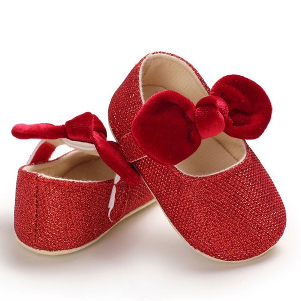 

9 colors baby girl shoes big bow knot breathable cartoon animal pattern anti-slip pu girl first walker toddler soft soled