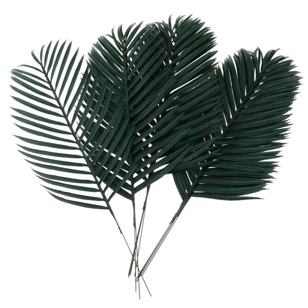 

12pcs artificial plastic cycas leaves home garden decor pgraphy props
