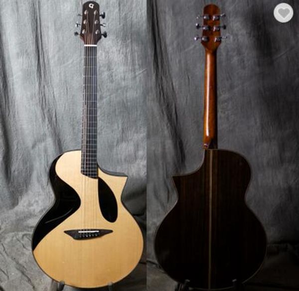 

jd-610c new unique design 40inch auditorium solid acoustic guitar asdacxzzxc