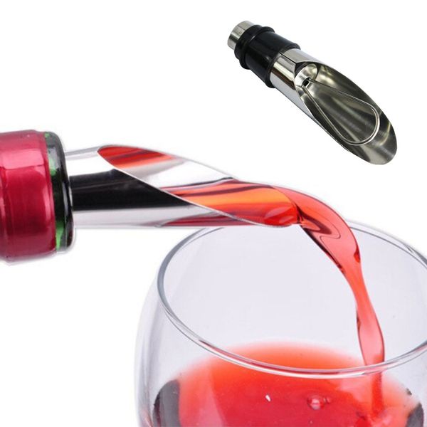 

Tenske Stainless Liquor Spirit Pourer Flow Wine Bottle Pour Spout Stopper Stainless Steel Cap Pour Spout Stopper Barware