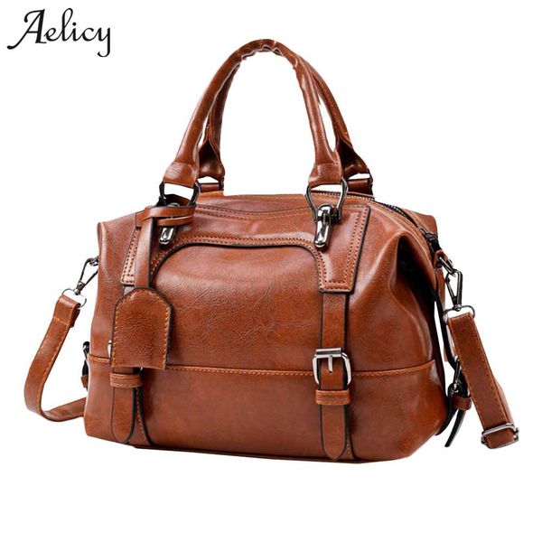

aelicy 2017 new luxury women leather handbag messenger bag female leather shoulder bag women's handbag sac a main bolsa feminina y19062