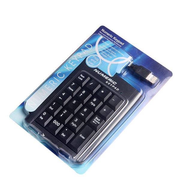 Проводная мини -USB NUMERIC клавиатура NUMPAD 19 Клавиши цифровая клавиатура для IMAC/MacBook Air/Pro Laptop PC Notebook Desktop