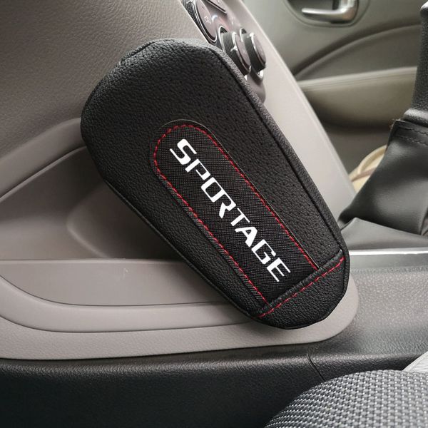 

leather thigh support knee pad car door armrest pad interior car accessories for kia sportage