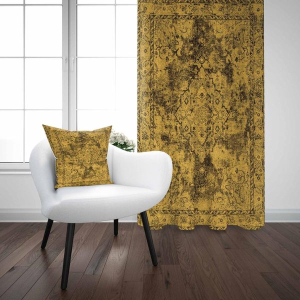 

else yellow black antique turkish ottoman vintage 3d print living room bedroom window panel curtain combine gift pillow case