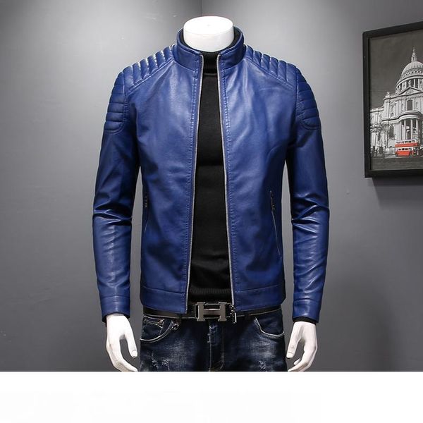 

mens winter jacket autumn mens leather jackets coats men outwear pu leather slim fit asian size m-3xl, Black;brown