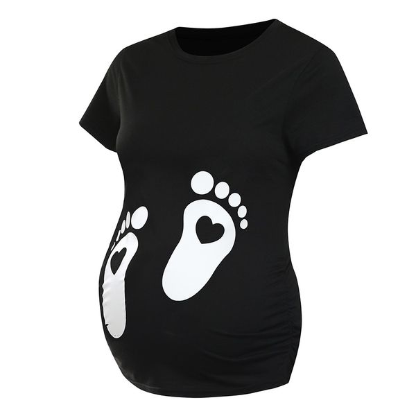 

women maternity short sleeve cartoon print t-shirt pregnancy clothes breastfeeding clothing for pregnant women short sleeve