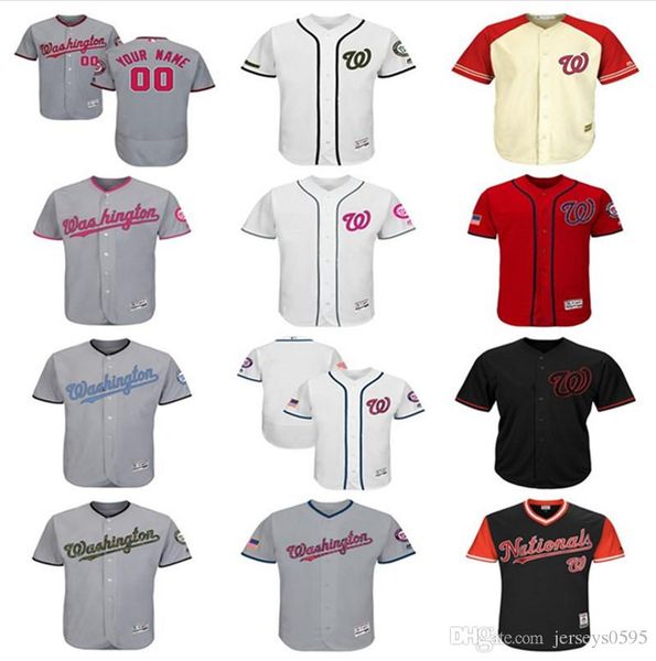 washington nationals grey jersey