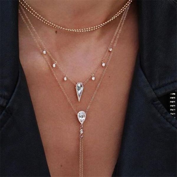

fashion jewelry collier pink gold rose statement pendant necklace women's beauty and beast jewelry lovers gifts, Silver