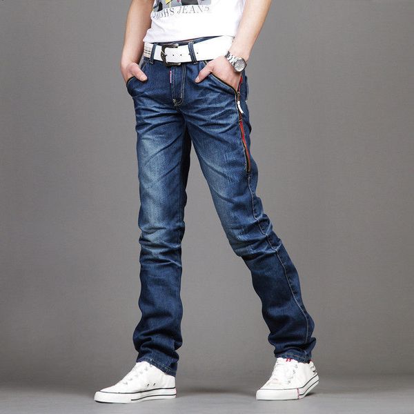 

man pants fashion 2017 ripped jeans, network burst models slim deinm pants, men's blue straight jeans for men, men jeans cotton