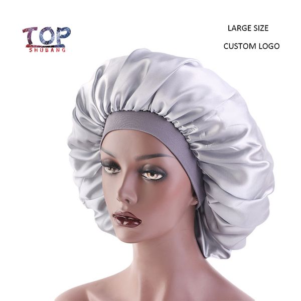 

custom satin bonnet women big size beauty print satin silk bonnet sleep night cap head cover