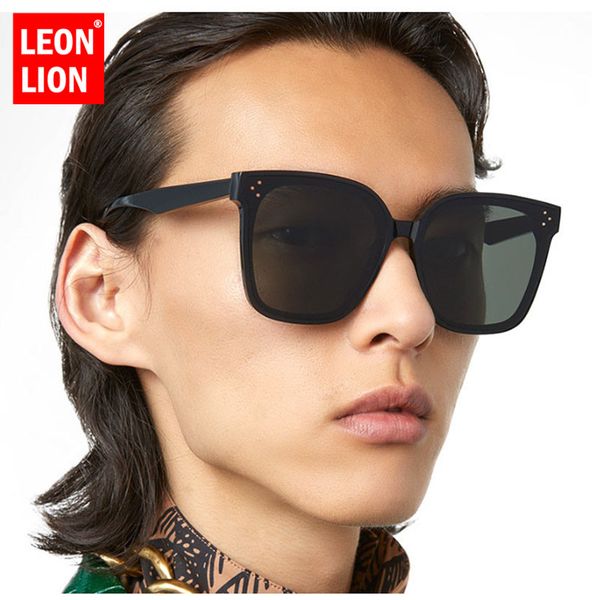 

leonlion 2020 oversized sunglasses men vintage sunglasses men luxury glasses for men/women brand designer lunette soleil homme, White;black