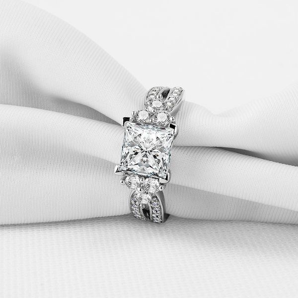 

fashion-set 925 silver ring fashion design pure silver female ring 925 ring ainuoshi a110, Slivery;golden