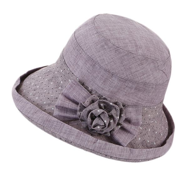 

spring summer women sun hats female bucket hat floral fisherman hats wide brim anti-uv seaside beach cap girls casual sun caps, Blue;gray