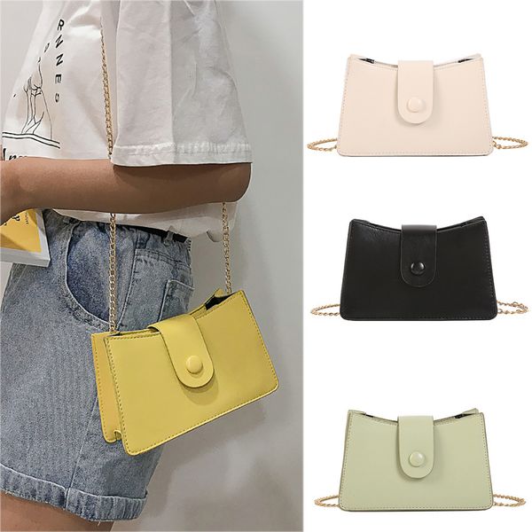 

women's bag joker one shoulder slung fashion crossbody bags for women lock chain small square bags for women 2019 bolsa feminina