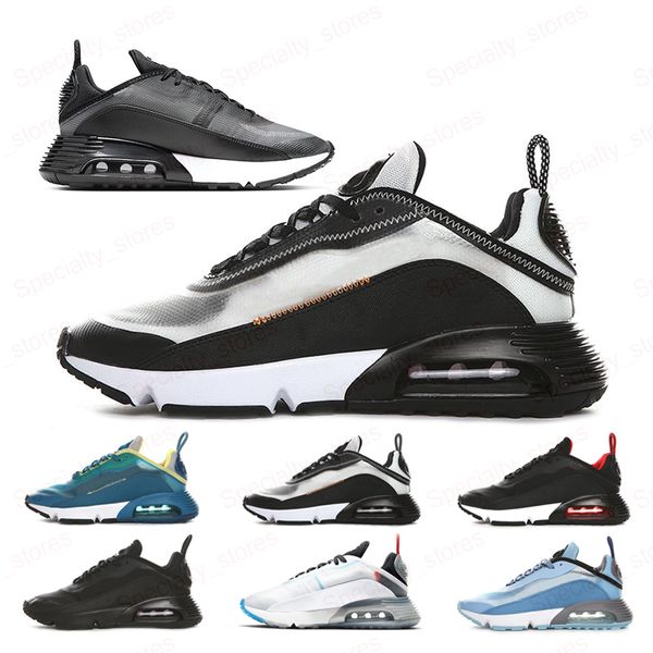

2090 men women running shoes oreo triple black white pure platinum light blue 2090s mens trainer designer sports sneakers size 36-45