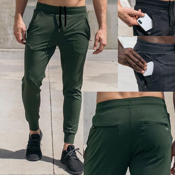 

jogging pants men solid gym training mens pants sportswear men running pants sports swearing football pant joggers sweatpants, Black