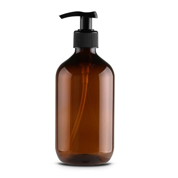

empty bottle for shampoo shower gel skin care products bottle plastic round refillable