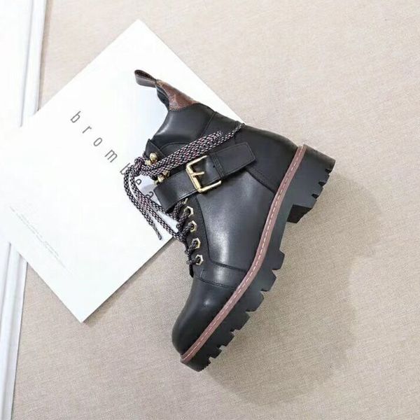 

2019 explosion martin boots fashion wild lace-up waterproof belt buckle motorcycle boots original packaging size 35-40