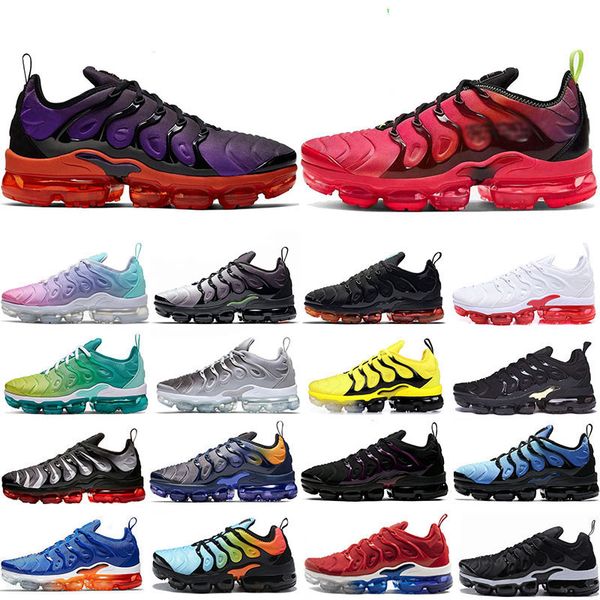 

new style tn plus pastel metallic gold men running shoes voltage purple hyper violet volt lemon lime women trainers sneakers size us 5-13