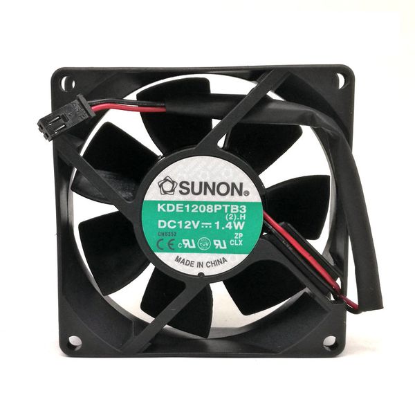 

original 8cm kde1208ptb3 8025 12v 1.4w 2 3lines computer cooling fan