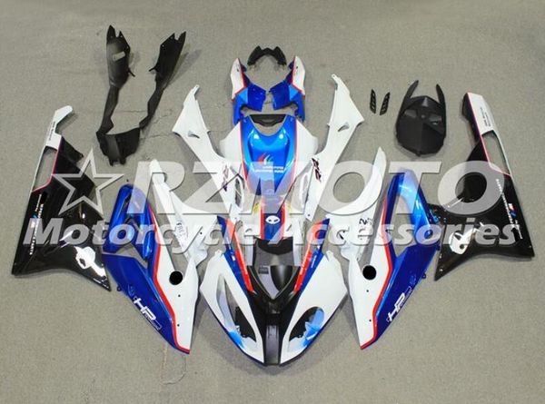 

new abs motorcycle full fairings kit fit for bmw s1000rr 2015 2016 15 16 body set white blue