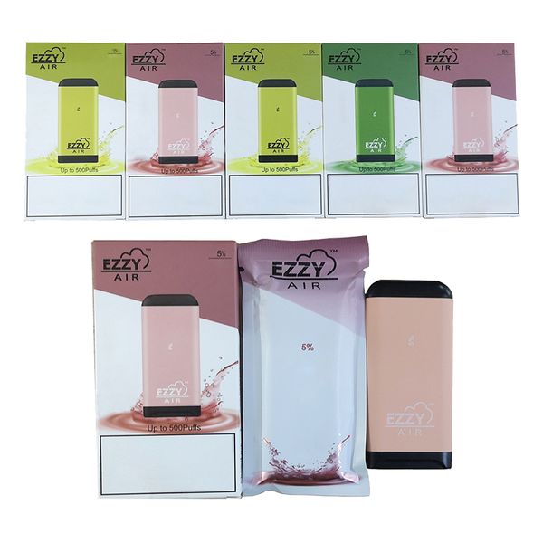 

Hotsell Ezzy воздух Одноразового Vape Pen Ezzy Starter Kit 2,7 мл Под Форсункой Пустой Упаковки Vape картриджи Ezzy AIR в запасе
