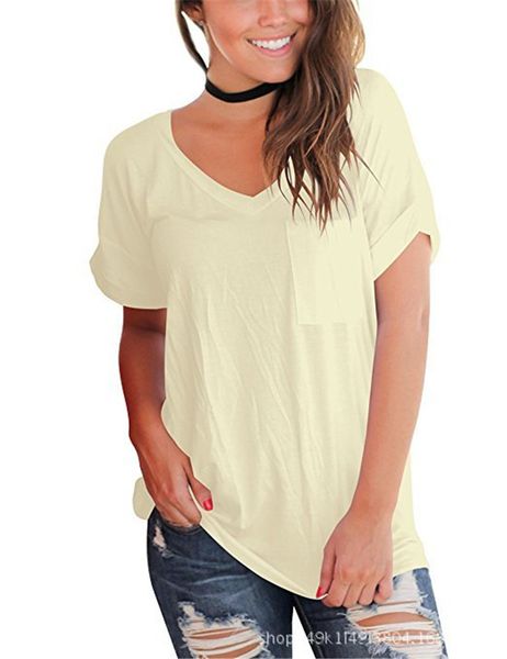 

женка solid color designer tshirt пѬиинна модалне tshirt женин пђие коѬокие tee дам crew, White